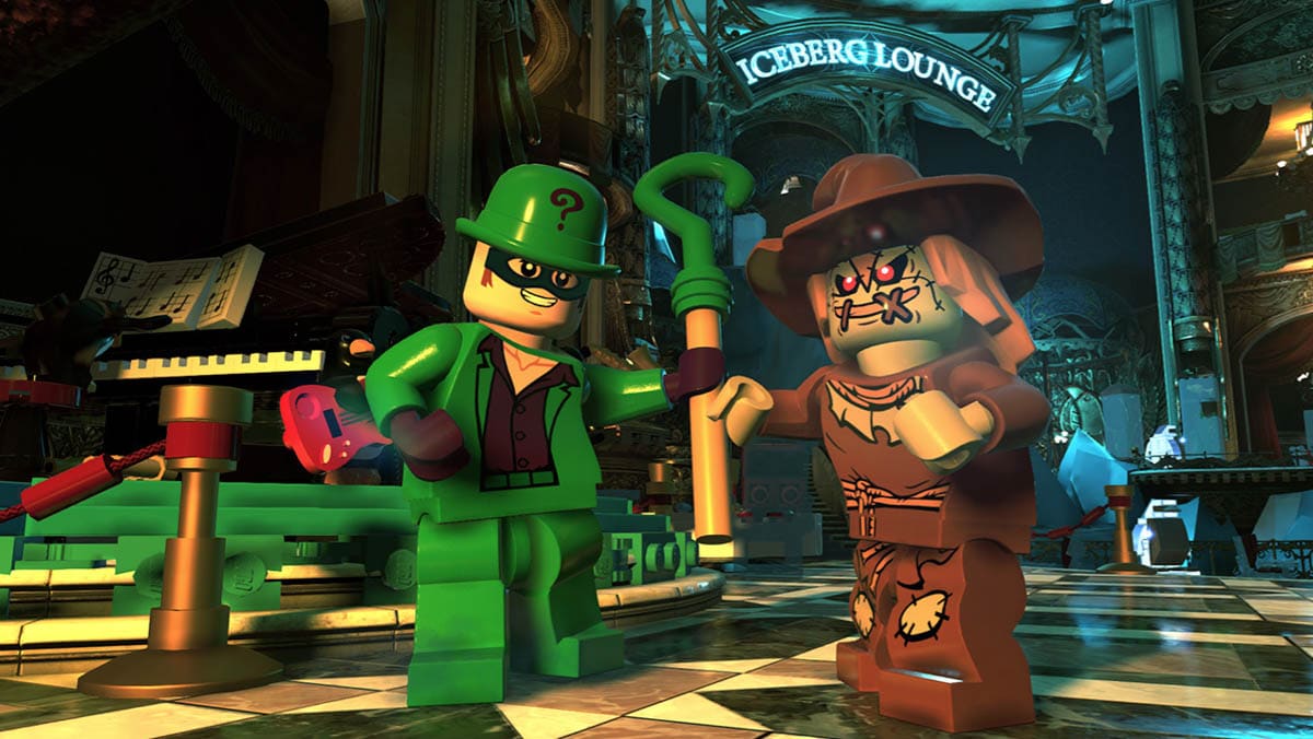 Riddler and Scarecrow in DC Super-Villains game