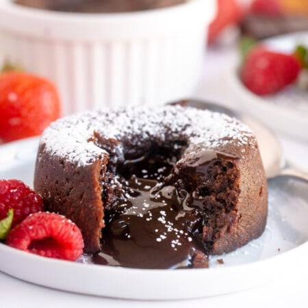 The Best Chocolate Lava Cake Ever - 57