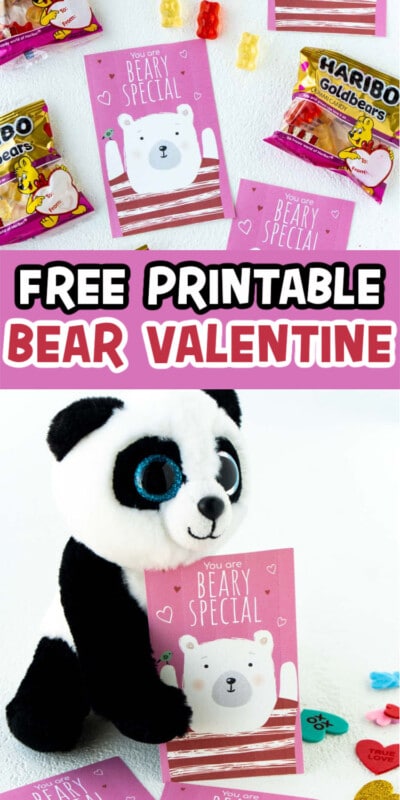 Free Printable Bear Valentine and Gift Ideas - 22