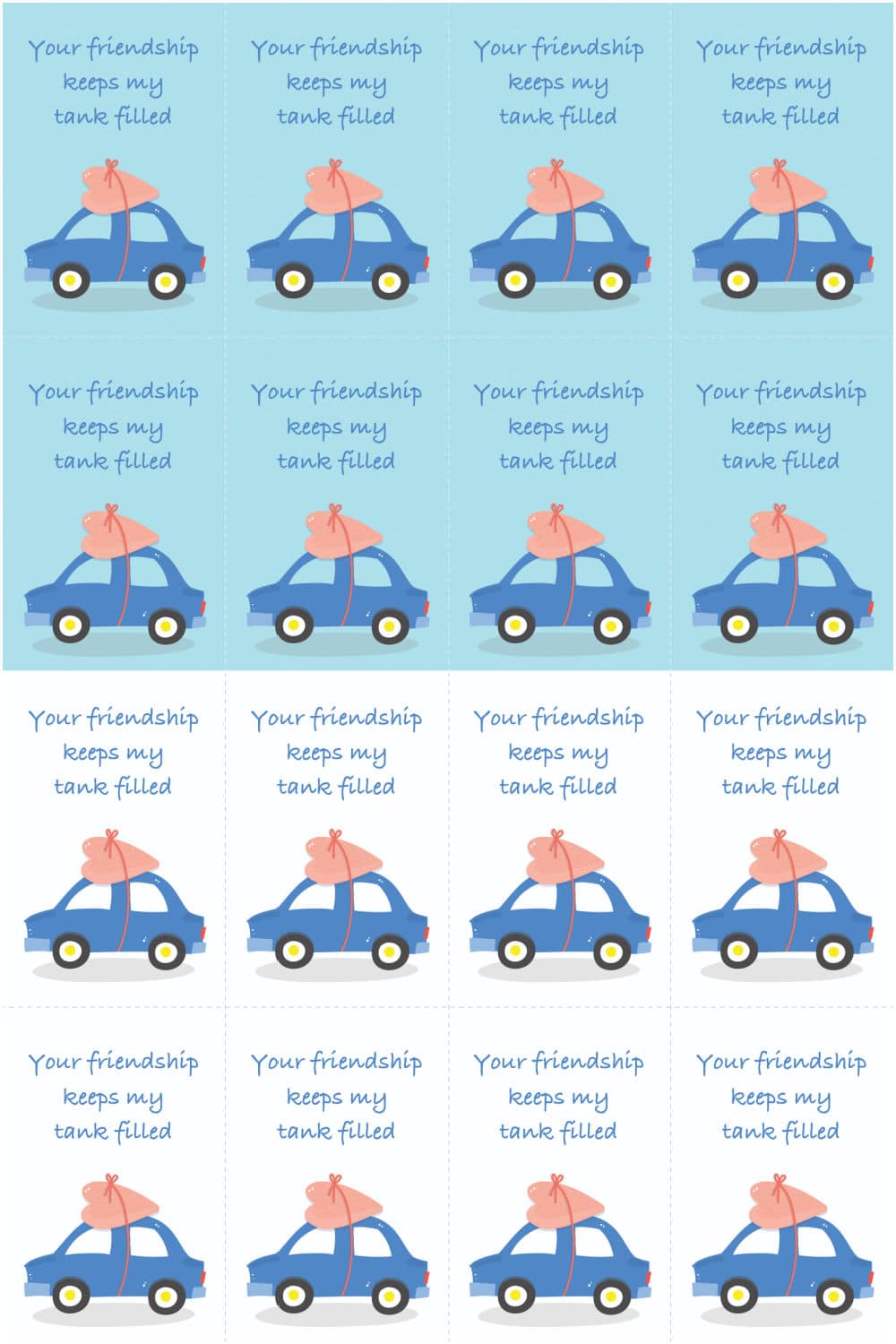 Free Printable Car Valentines for Kids - 96