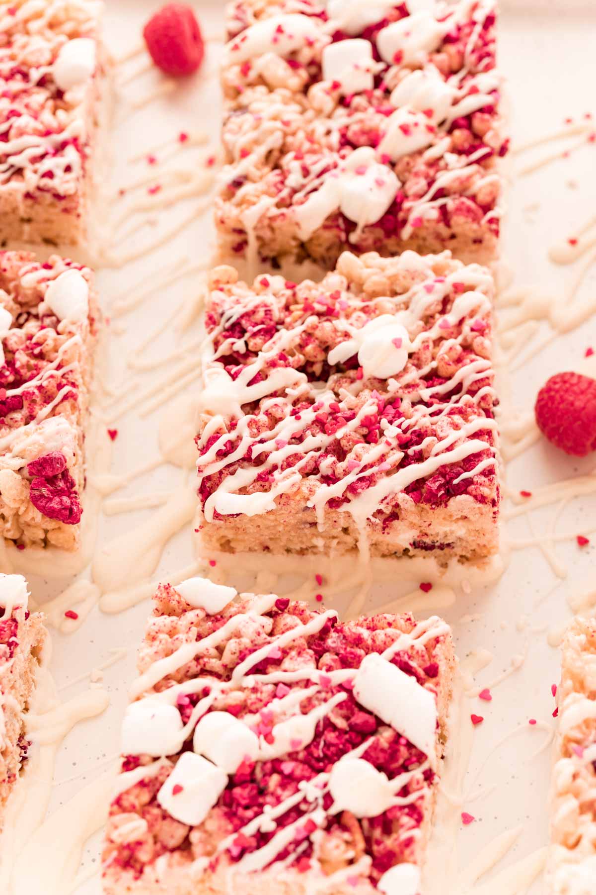 White Chocolate Dipped Rice Krispie Treats on a Stick