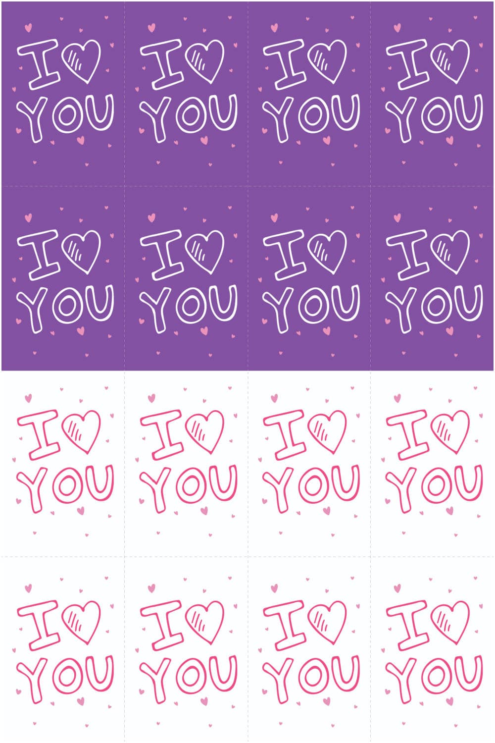 I Heart You Valentine Cards