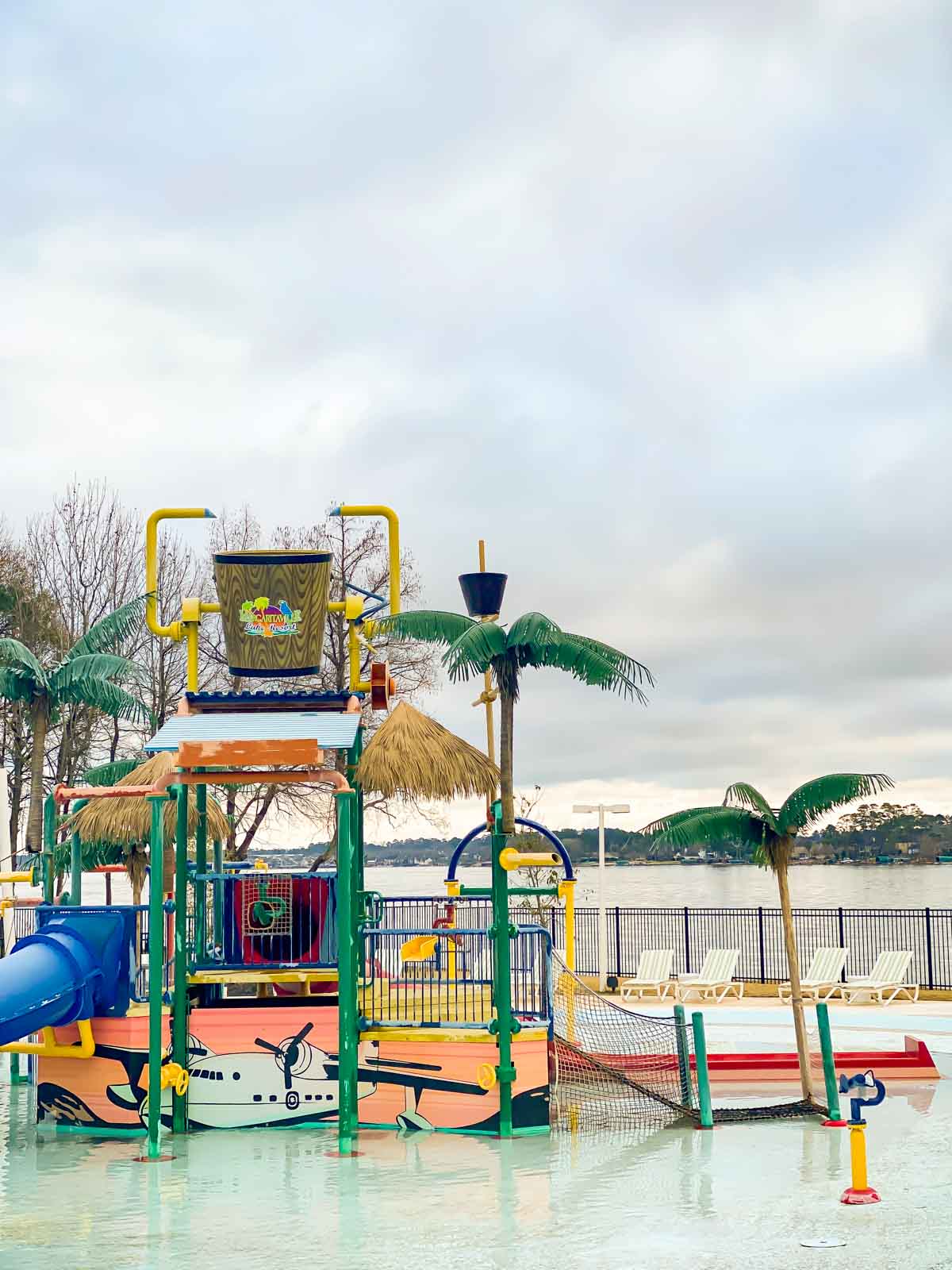 Splash park at Margaritaville Lake Conroe