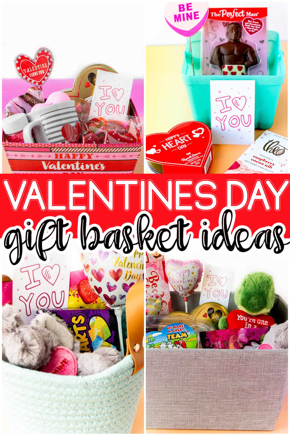 DIY Valentines Day Basket Ideas with FREE Printables! - Play Party Plan
