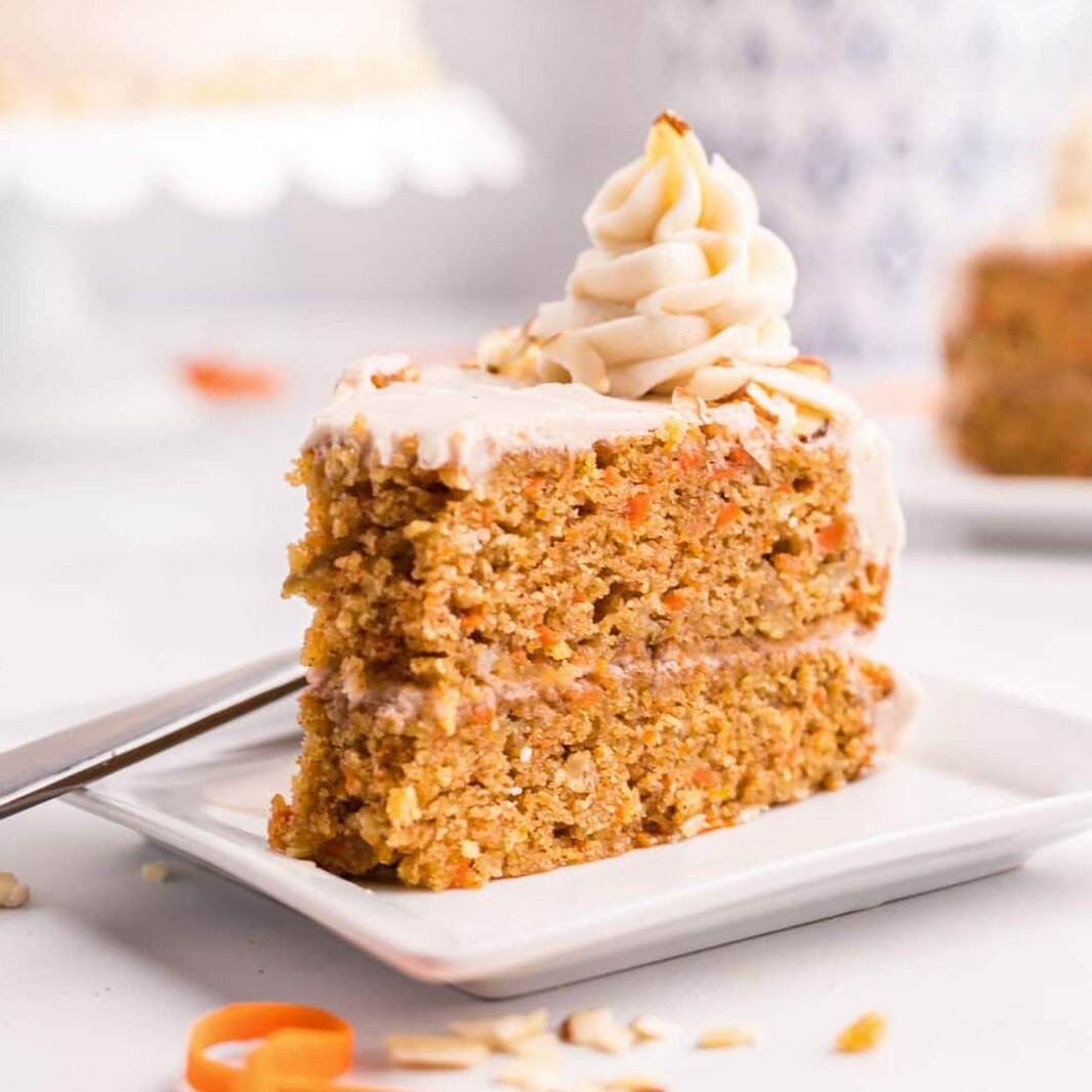 Carrot Cake with Cinnamon Cream Cheese Frosting