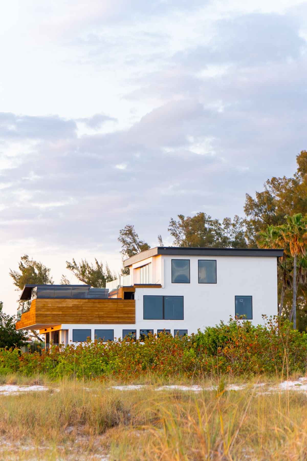 modern house on Bean Point