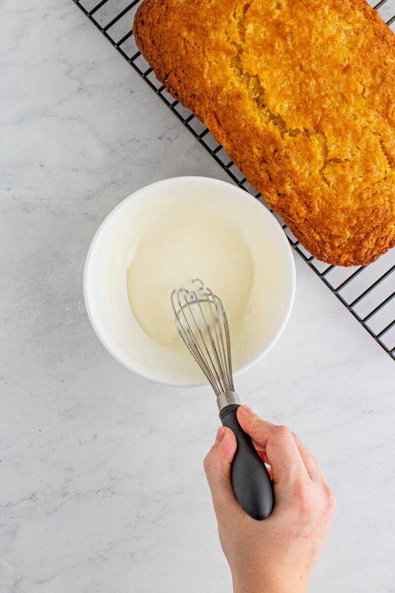 Easy Pineapple Bread Loaf with Pineapple Glaze Play Party Plan