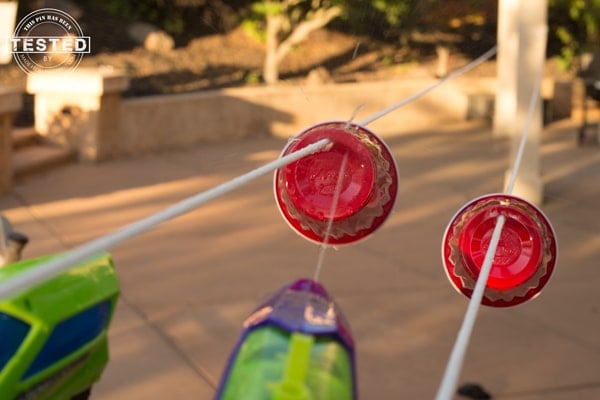 Water guns squirting cups