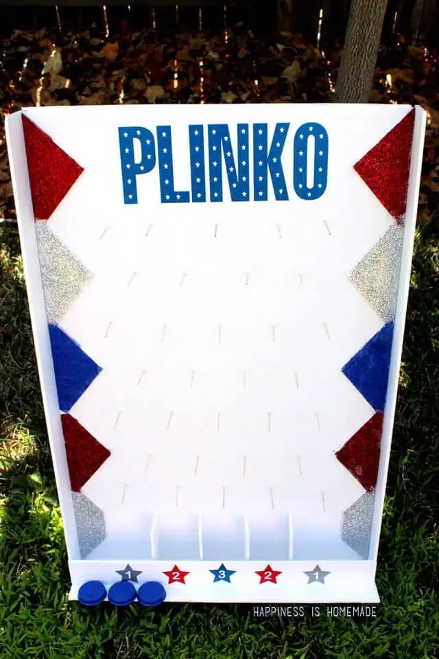 DIY plinko board