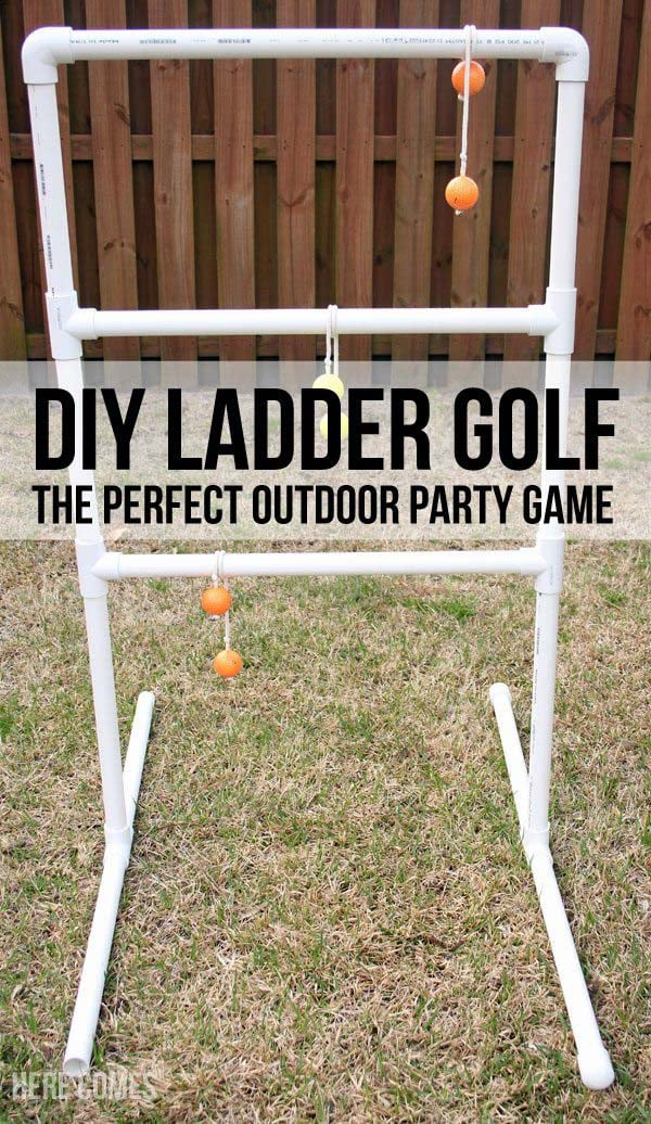 DIY ladder golf game