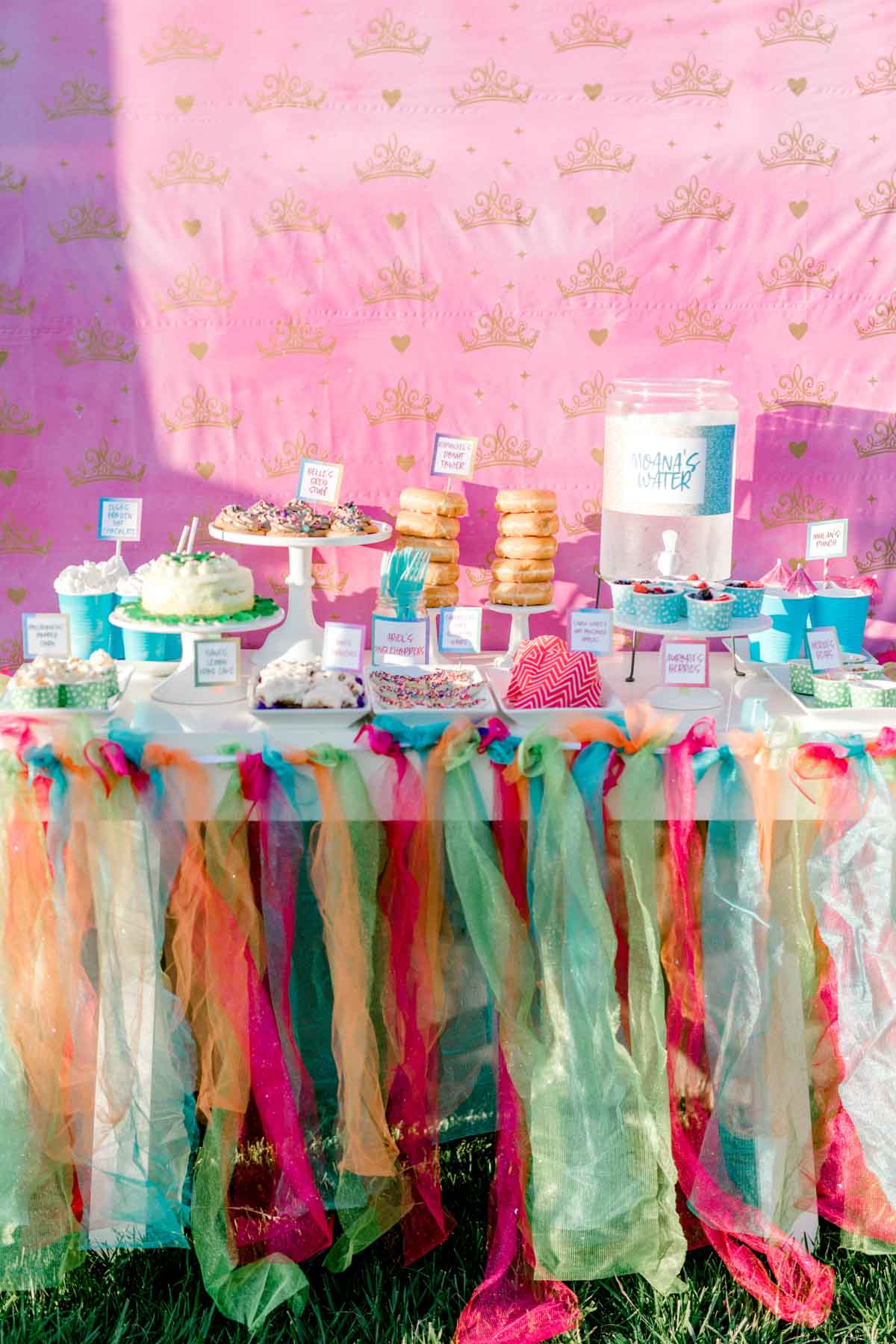 princess party table