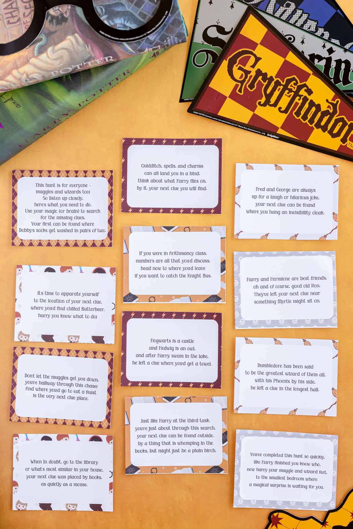 DIY Harry Potter Trivial Pursuit Game with Free Printables - Now