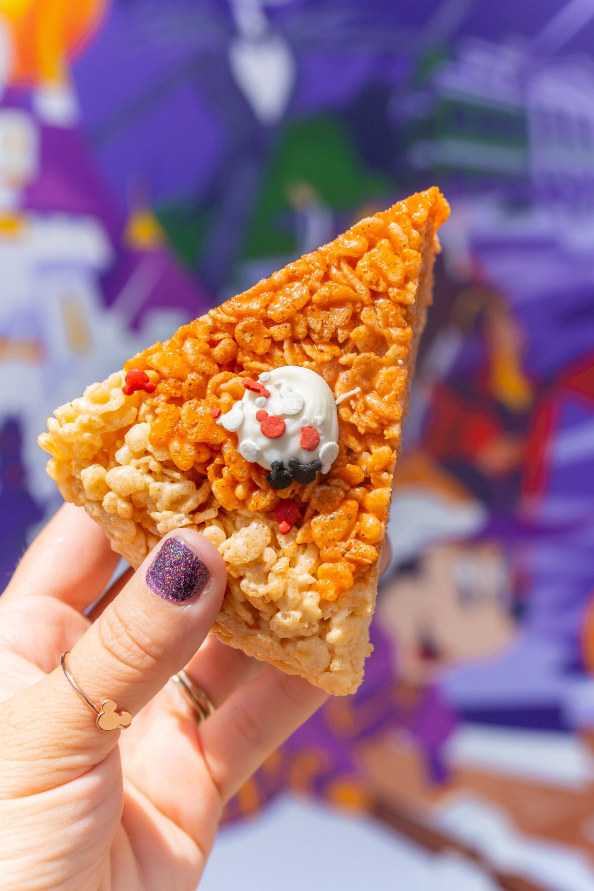 Pumpkin pie rice krispy treat