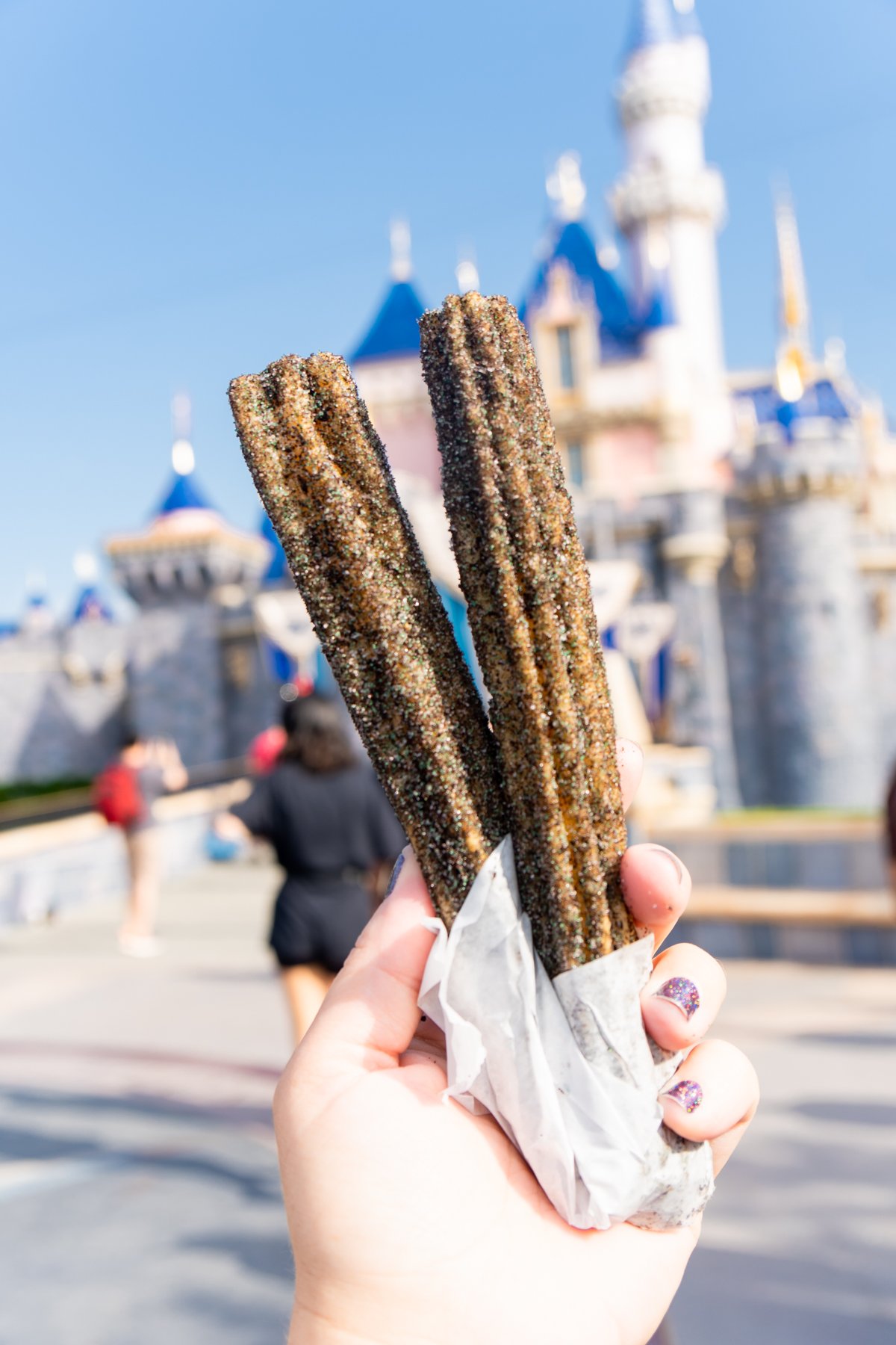 Maleficent churro in Disneyland