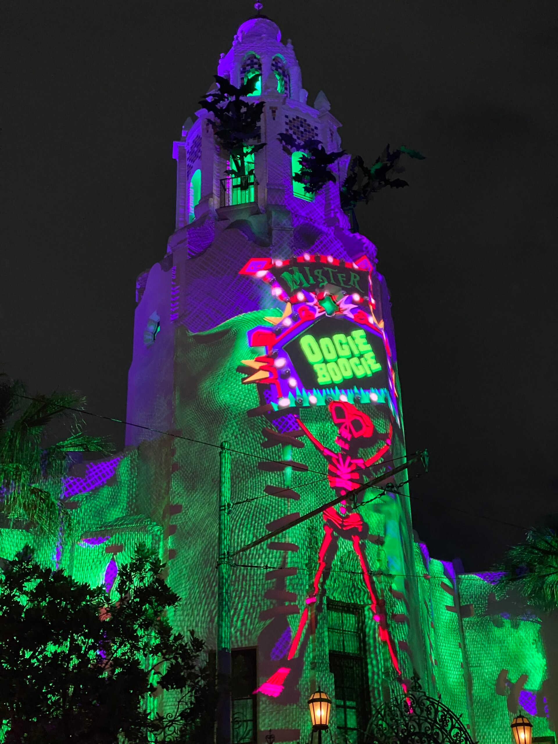 Oogie Boogie lit up sign