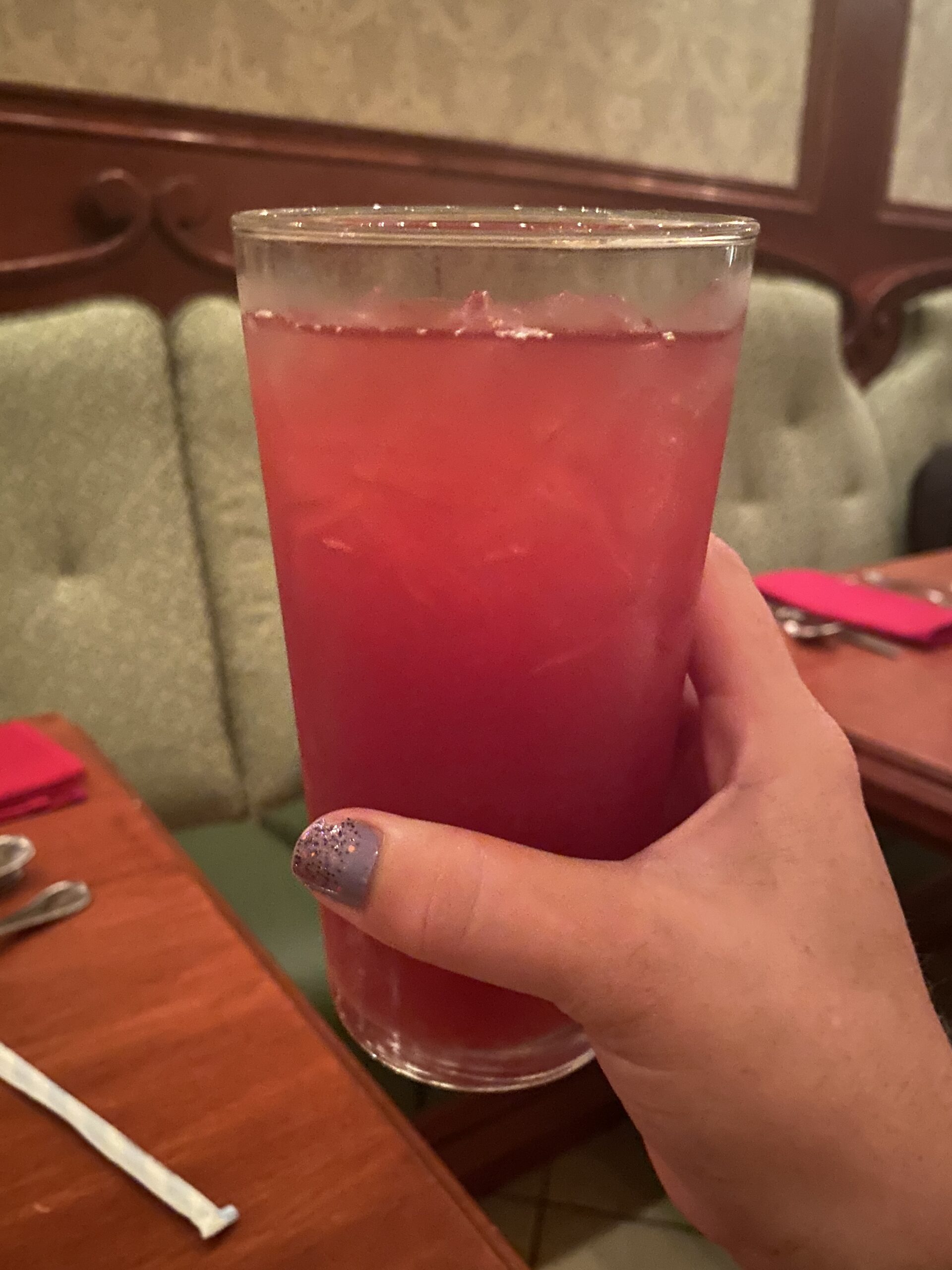 pomegranate limeade at Be Our Guest