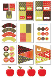 Free Apple Printable Pack for an Apple Party - Play Party Plan