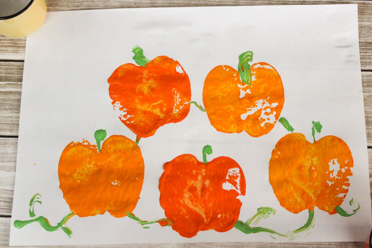 pumpkin patch painting