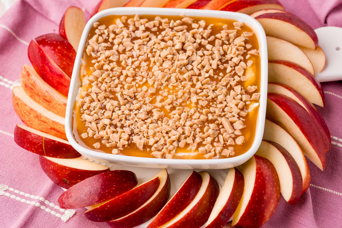 Easy Cream Cheese Caramel Apple Dip Recipe - Play Party Plan