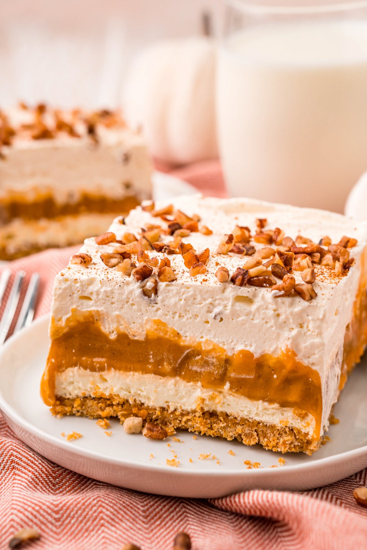 A slice of pumpkin delight