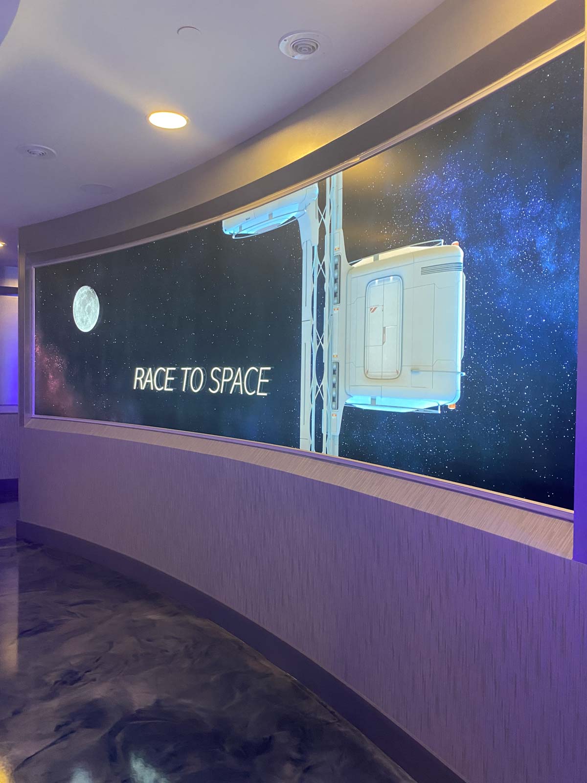Space 220 posters in waiting area