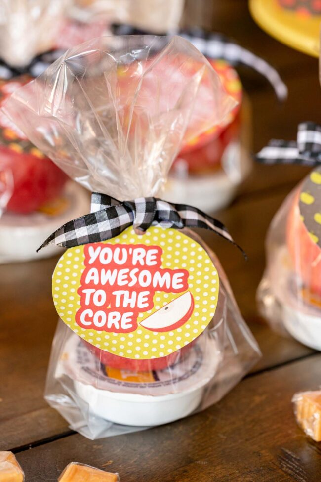 FREE Printable Candy Apple Favors - Play Party Plan