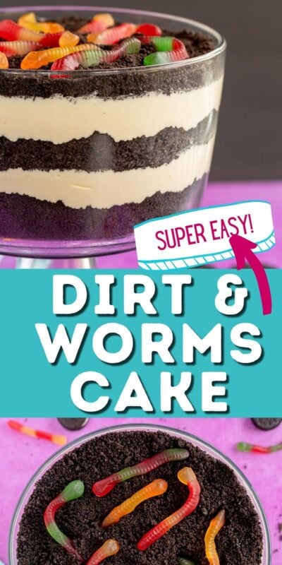 The Best Oreo Dirt Cake (Dirt with Worms!) - Play Party Plan