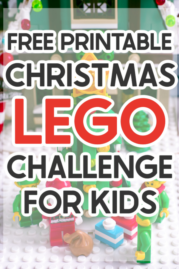 Christmas legos with text on top