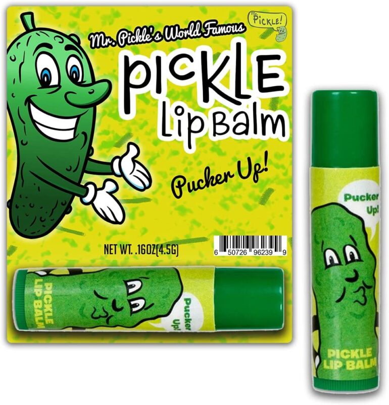 pack of dill pickle lip balm