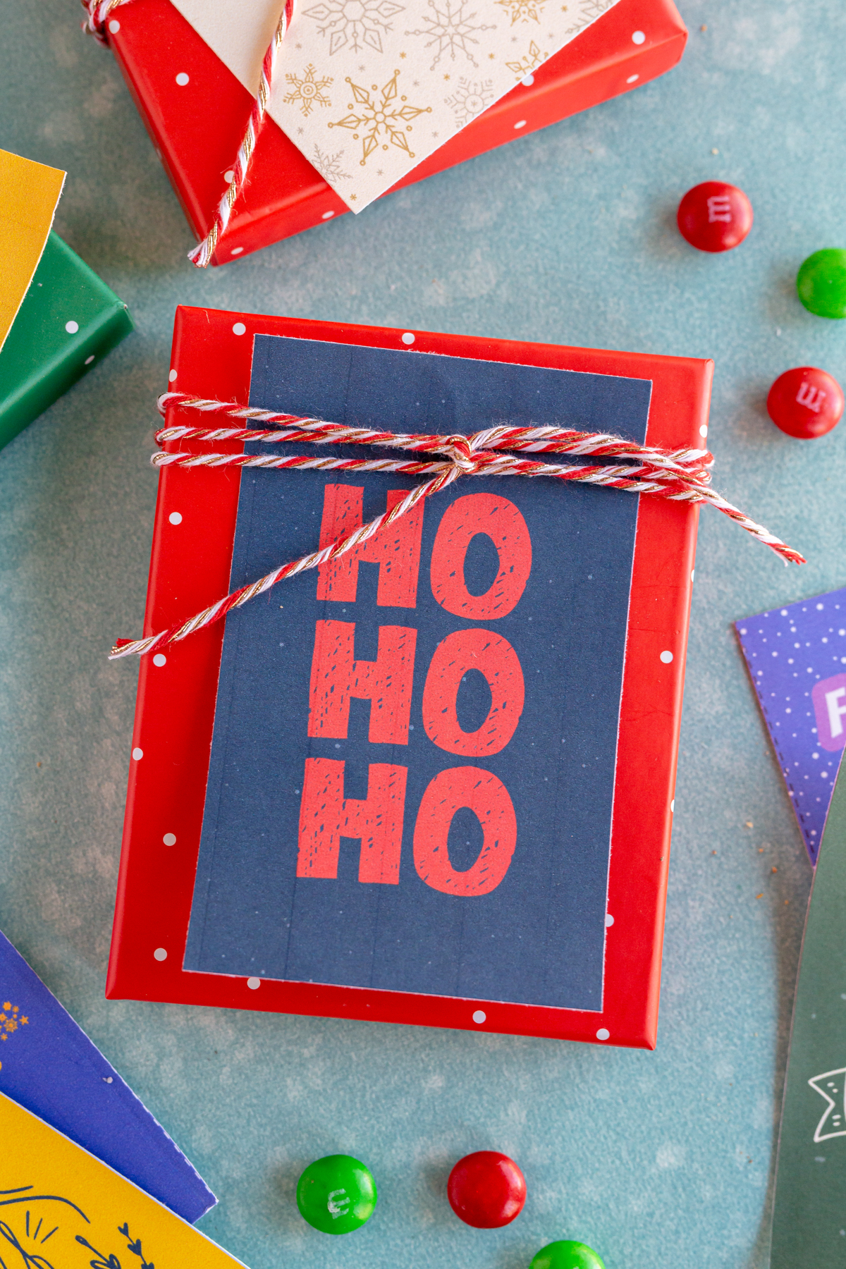 Ho Ho Ho Christmas gift tag