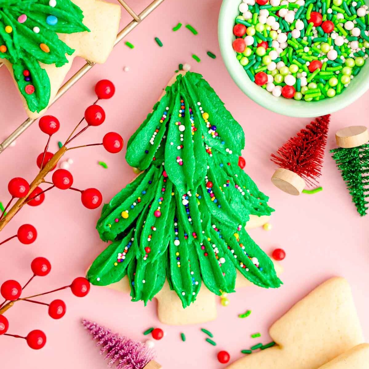 Christmas Tree Cookies