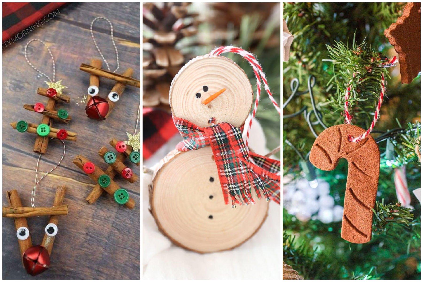 25 Easy DIY Christmas Ornaments for Kids - Play Party Plan, image size:1800x1200
