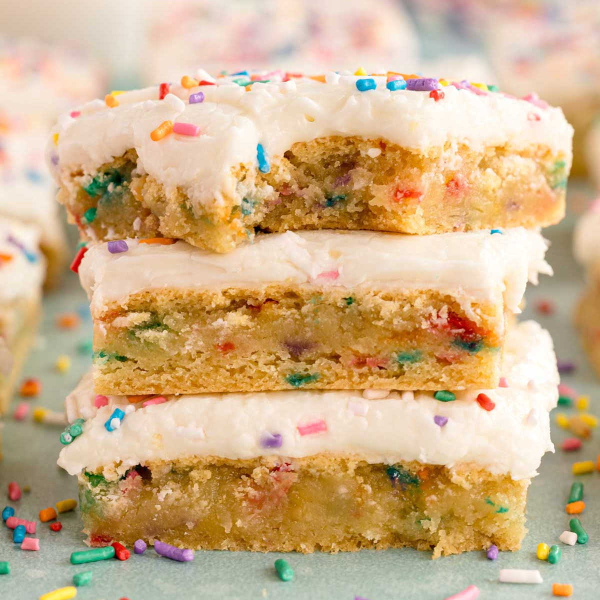 Frosted Sugar Cookie Bars
