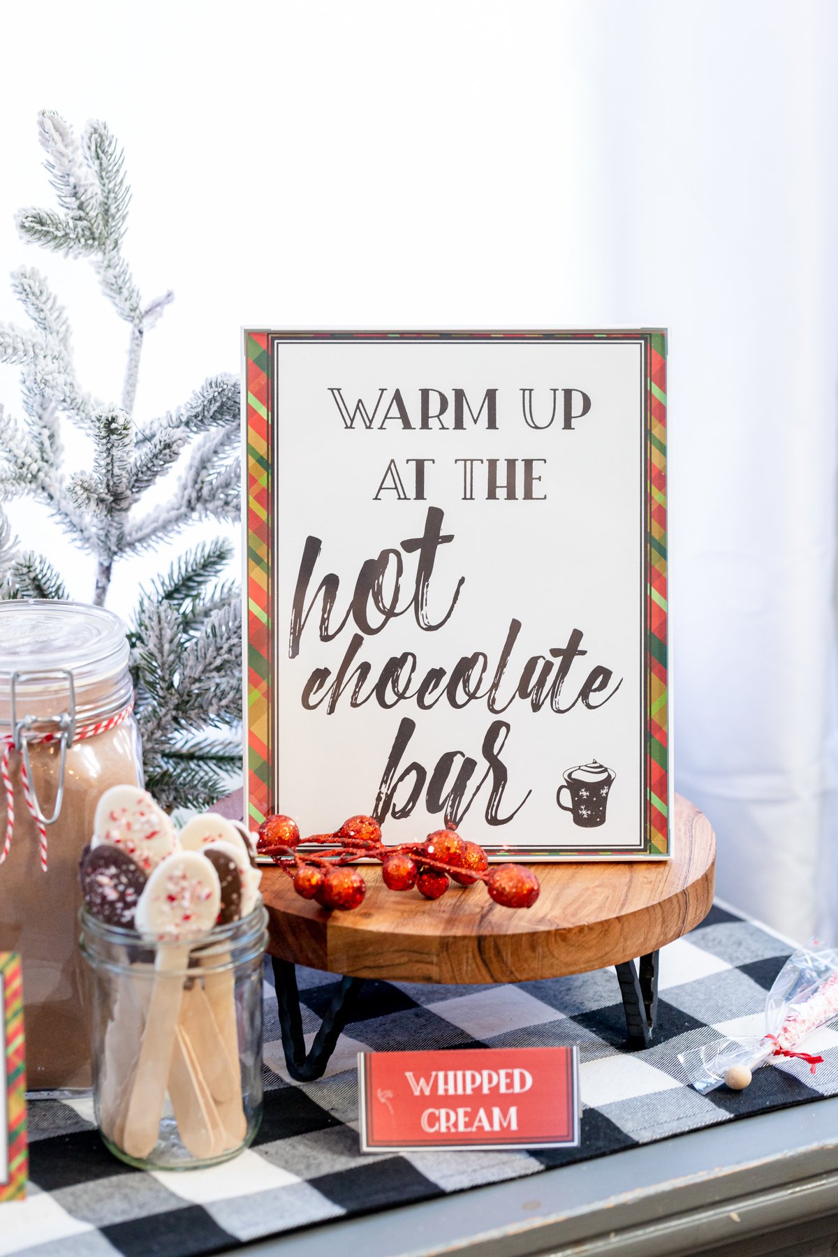 Hot Cocoa Bar Kit Hot Cocoa Bar Banner Christmas Hot Chocolate Bar