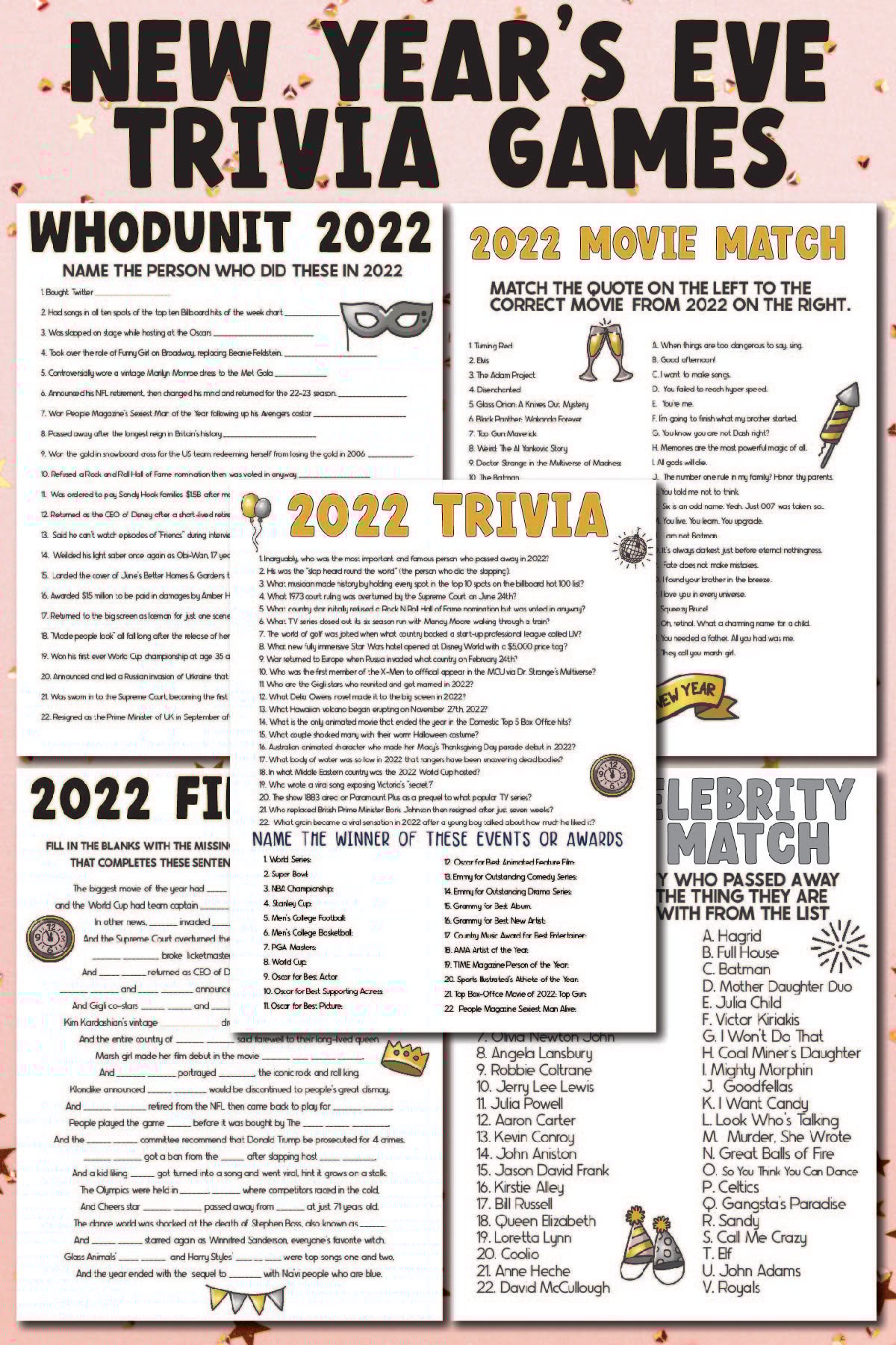 50 Hilariously Fun New Year's Party Games 2021