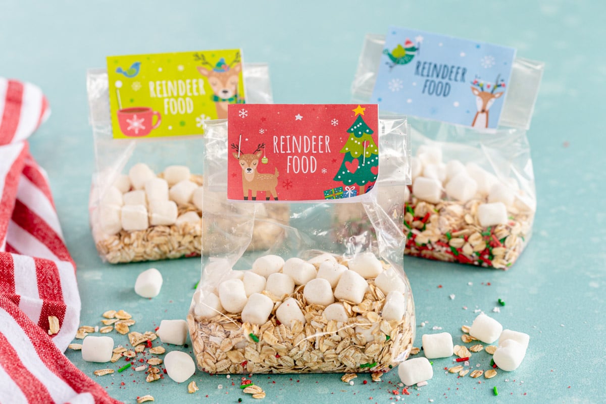 Reindeer Food Recipe and Free Printable Reindeer Food Tags