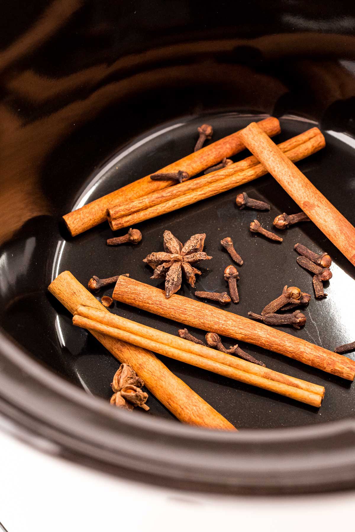 spices in a crockpot