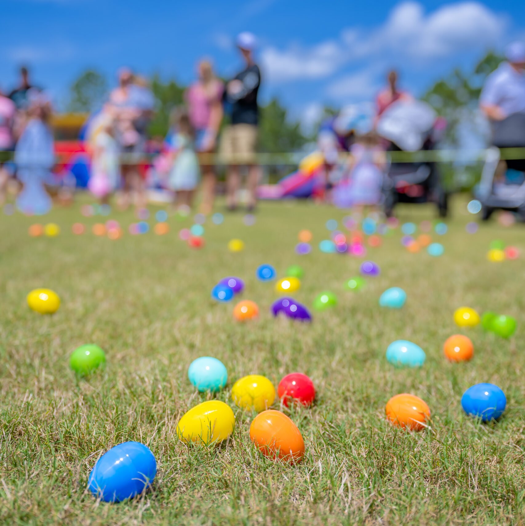 Easter egg playground prizes won