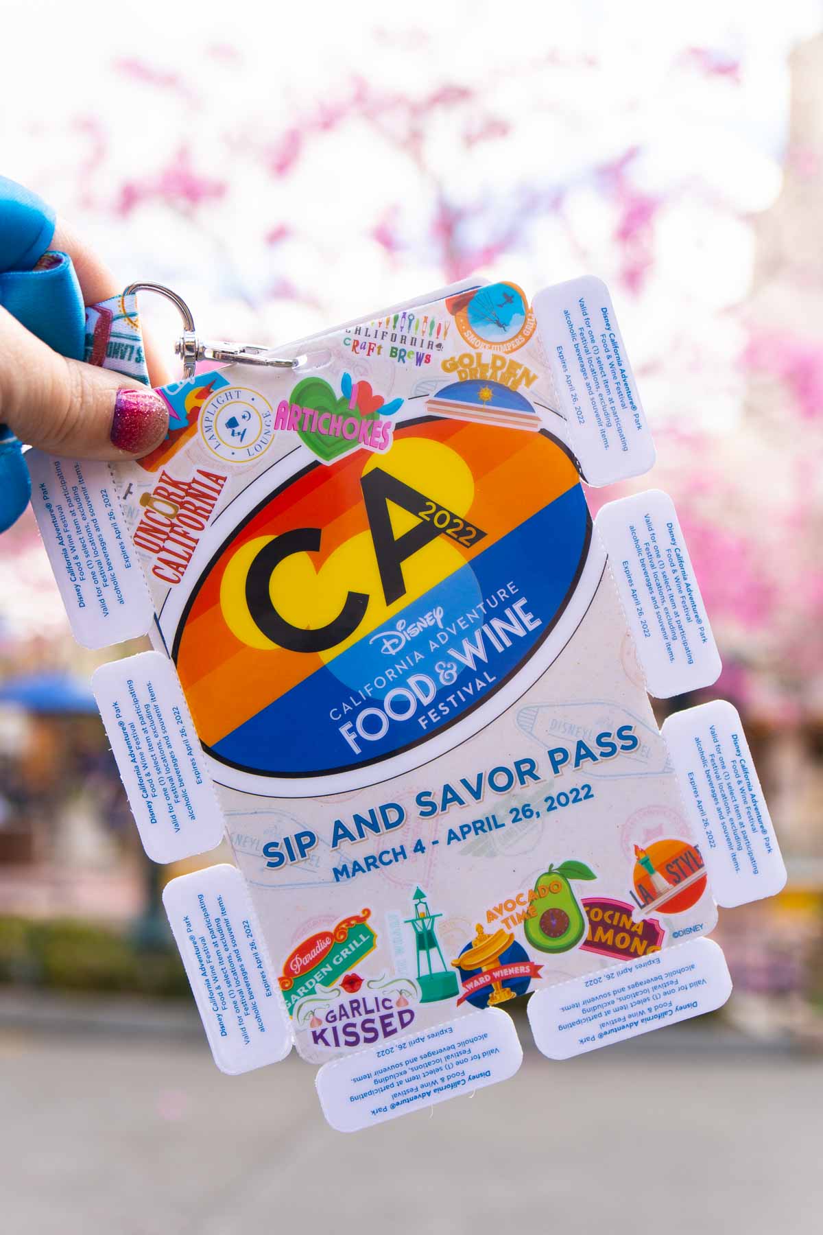 Disneyland Food and Wine Festival 2022 Sip & Savor Pass