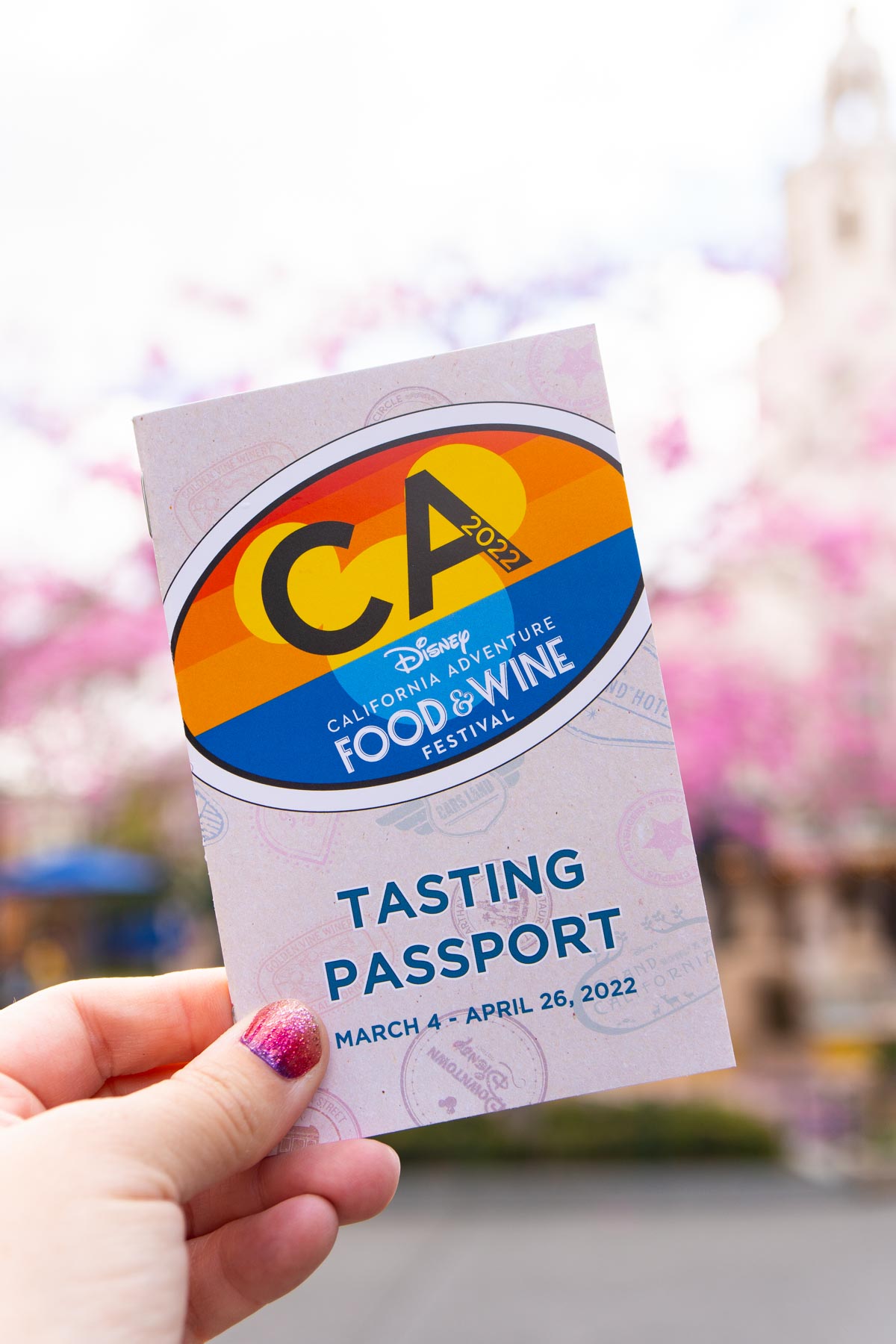 Disneyland Food and Wine Festival 2022 tasting passport