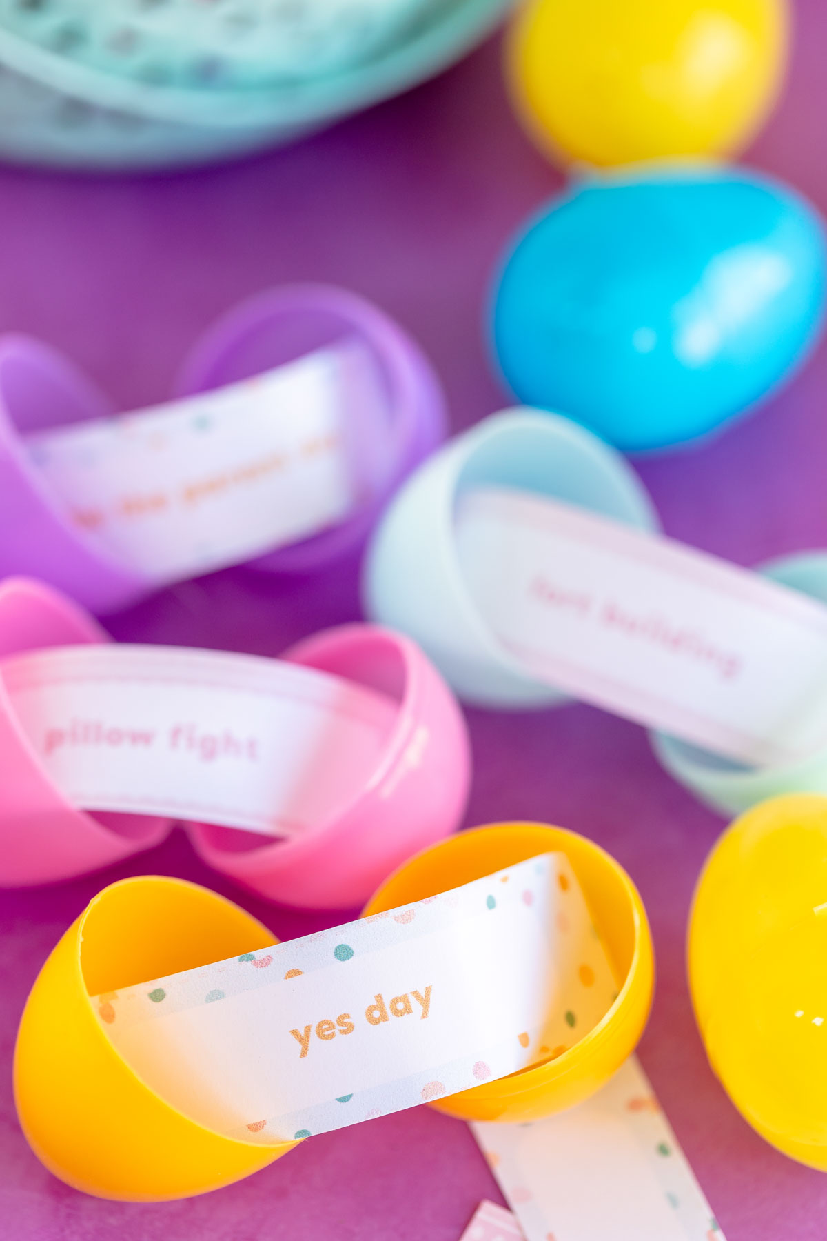 Easter eggs filled with rewards