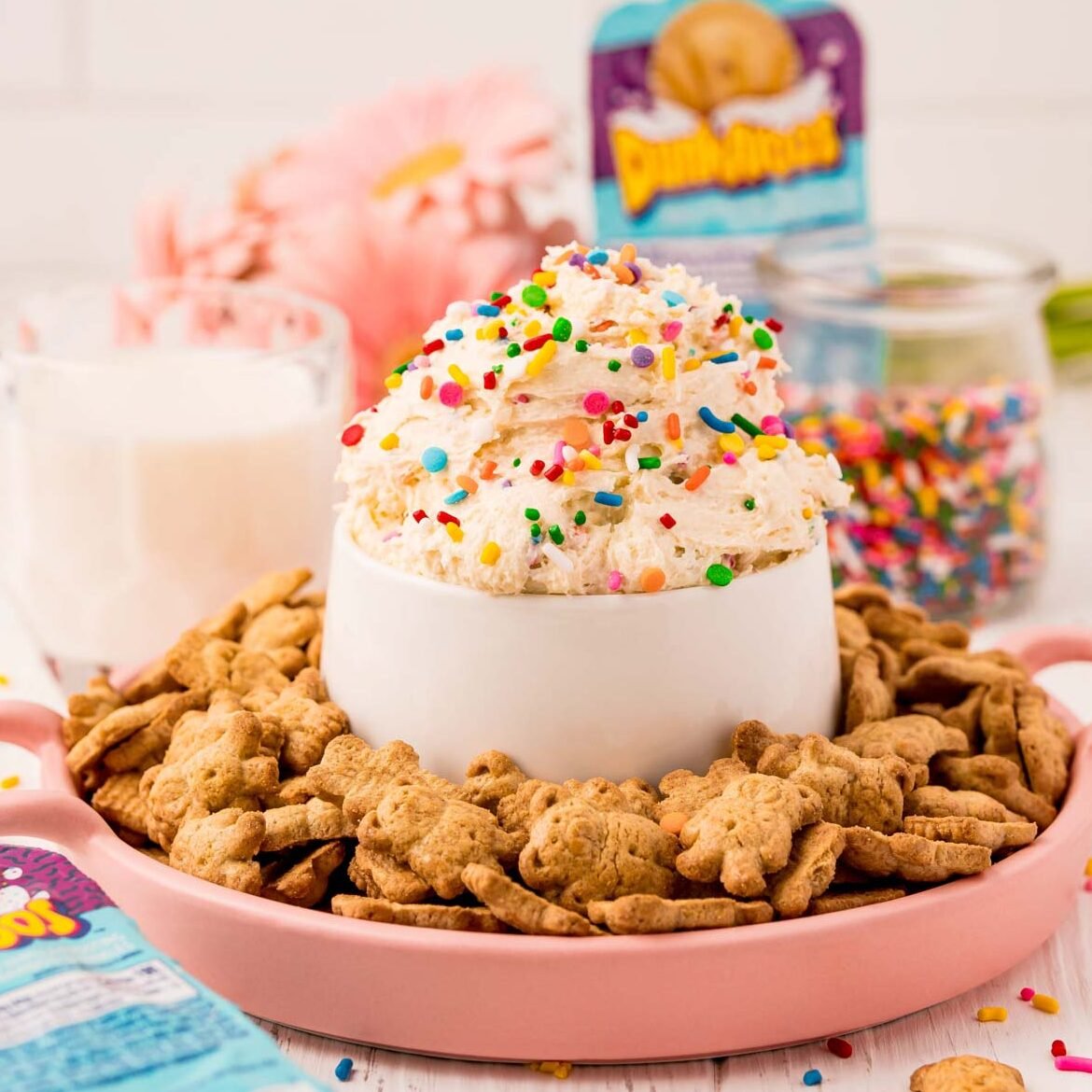 Easy Dunkaroo Dip {4 Ingredient Funfetti Cake Dip} - Play Party Plan