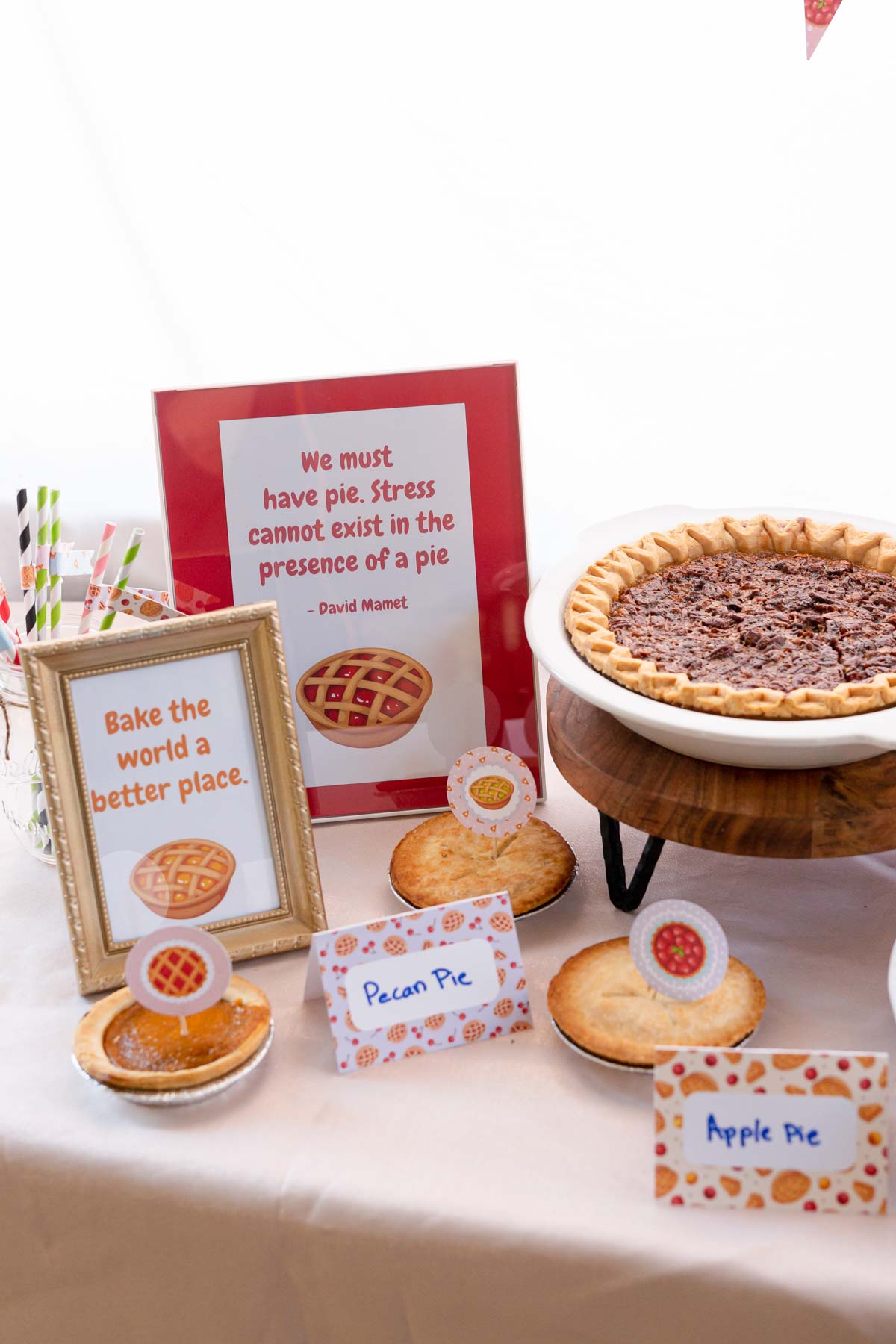 pies with pi day printables