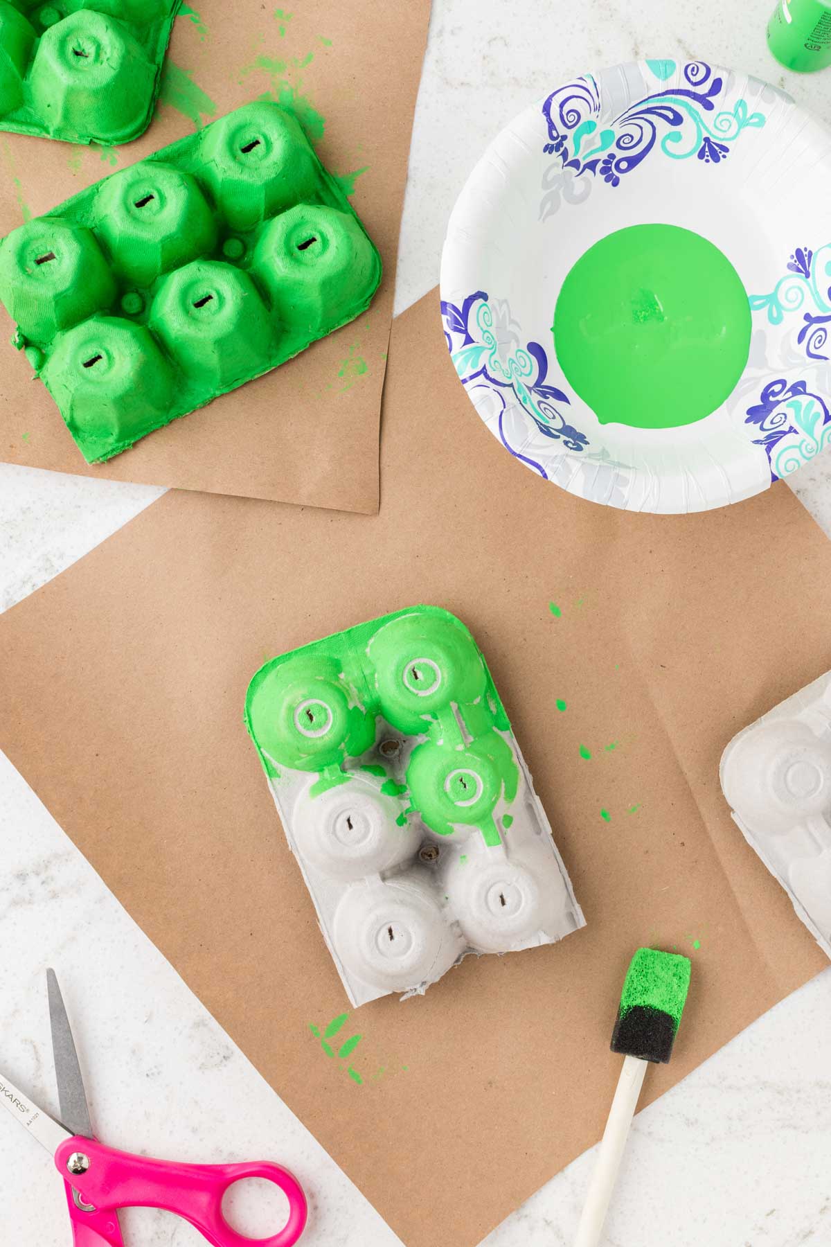 Easy Tissue Paper Butterflies in Painted Gardens - 65
