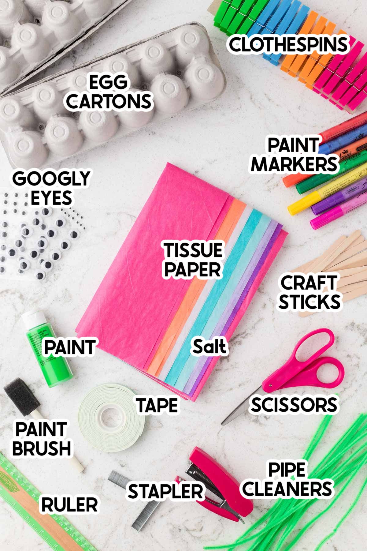 Easy Tissue Paper Butterflies in Painted Gardens - 5