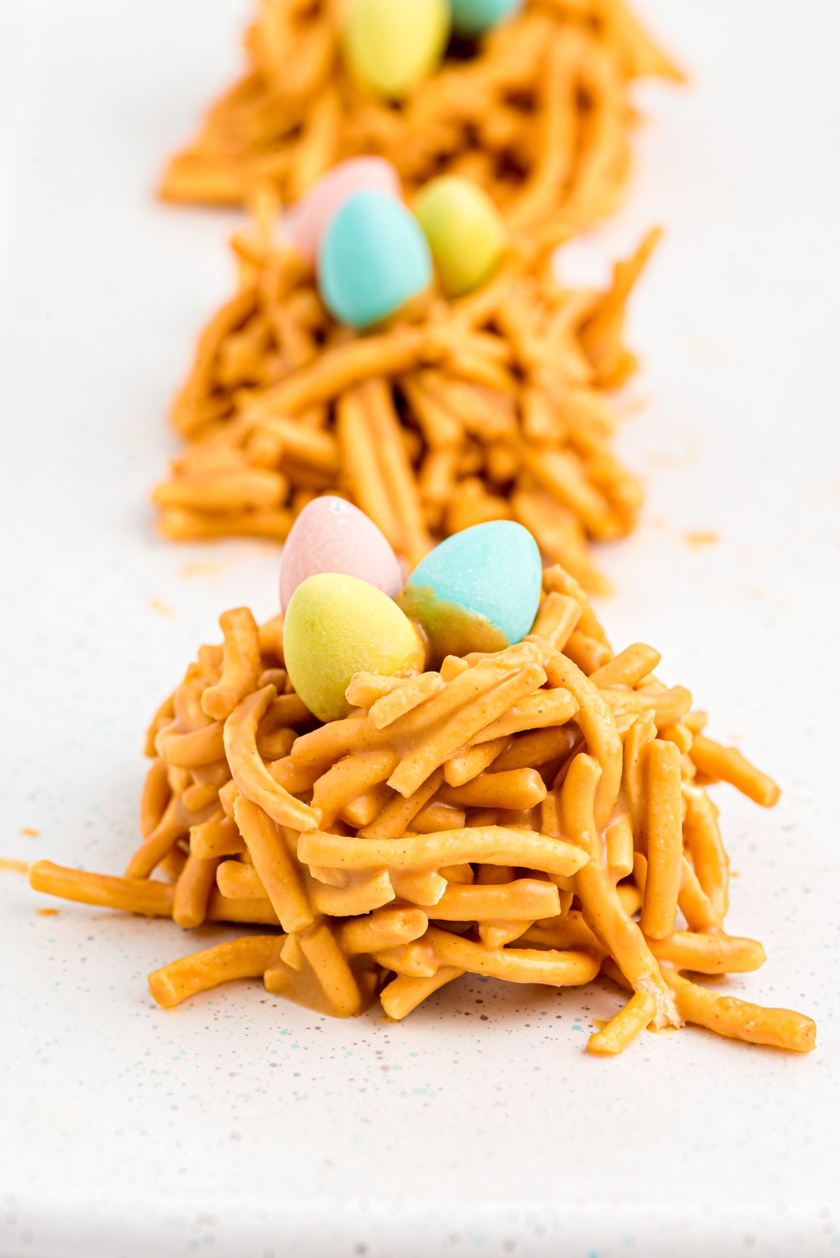 butterscotch haystacks that look like nests