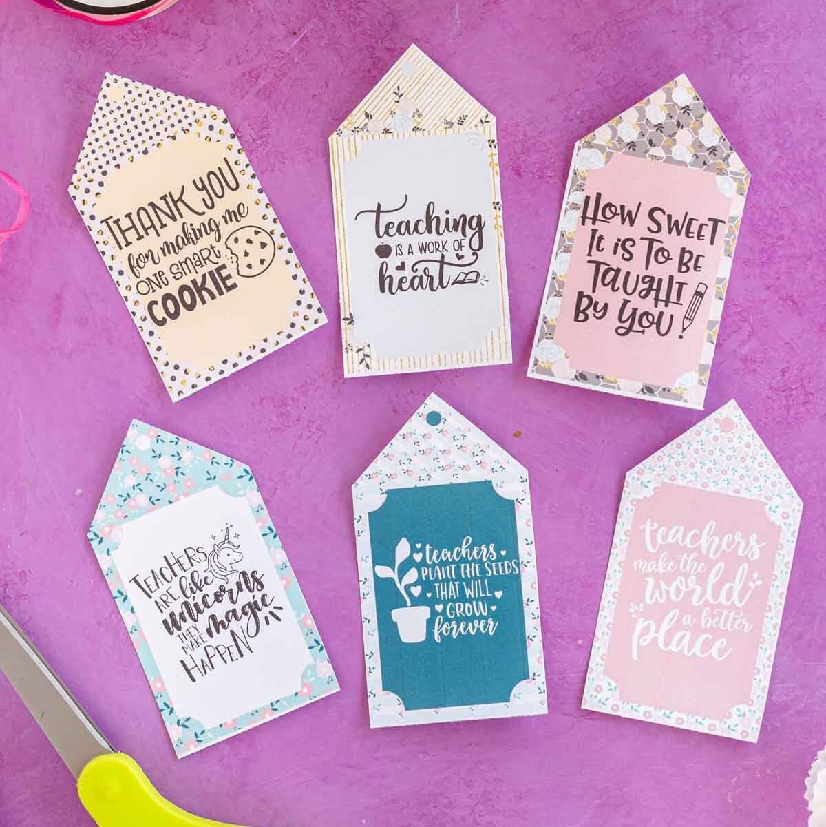 Happy Teacher Appreciation Week Tag, Printable - My Party Design