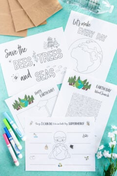Free Earth Day Printables &amp; Worksheets for Kids - Play Party Plan