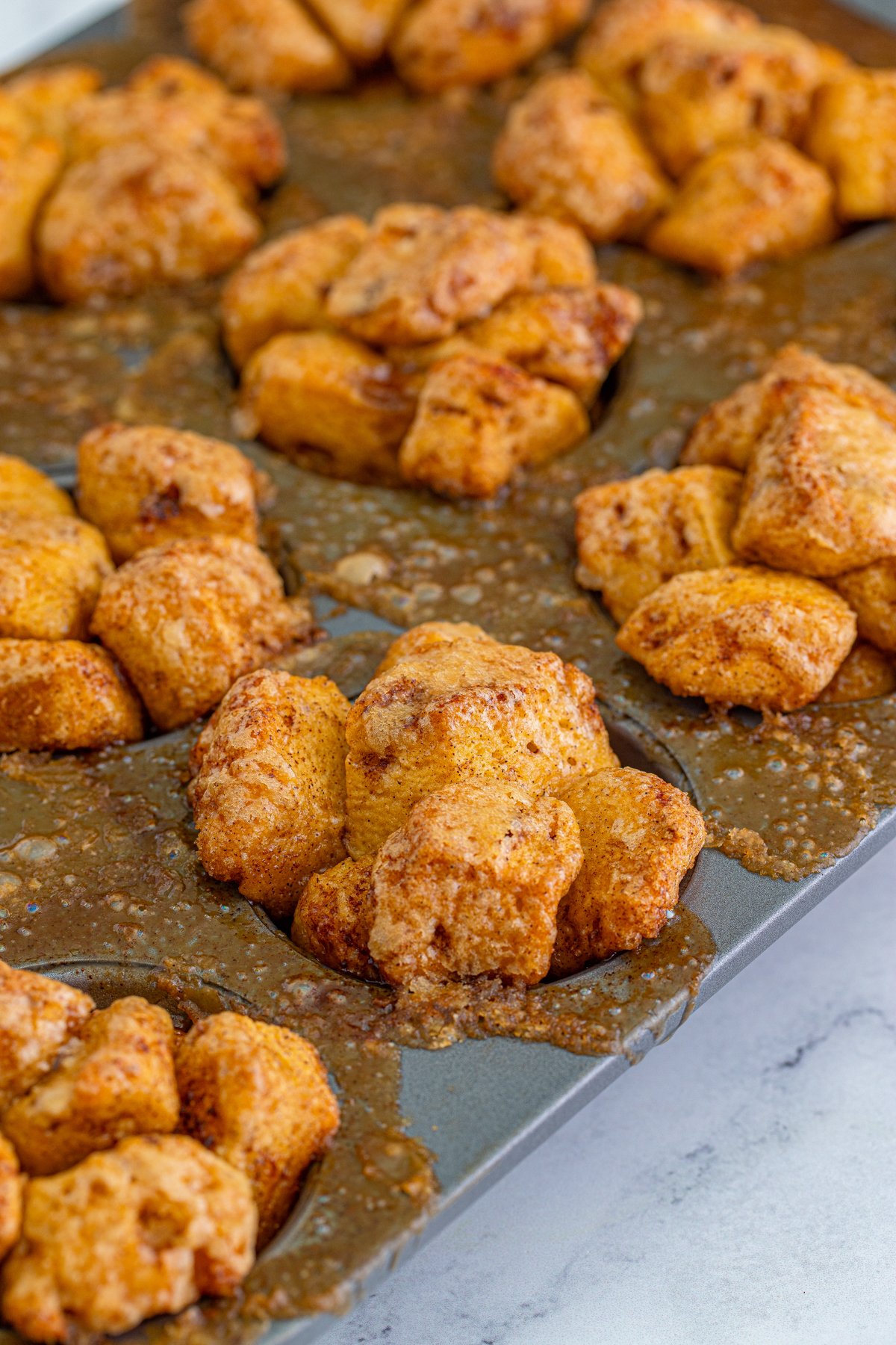 baked monkey bread muffins