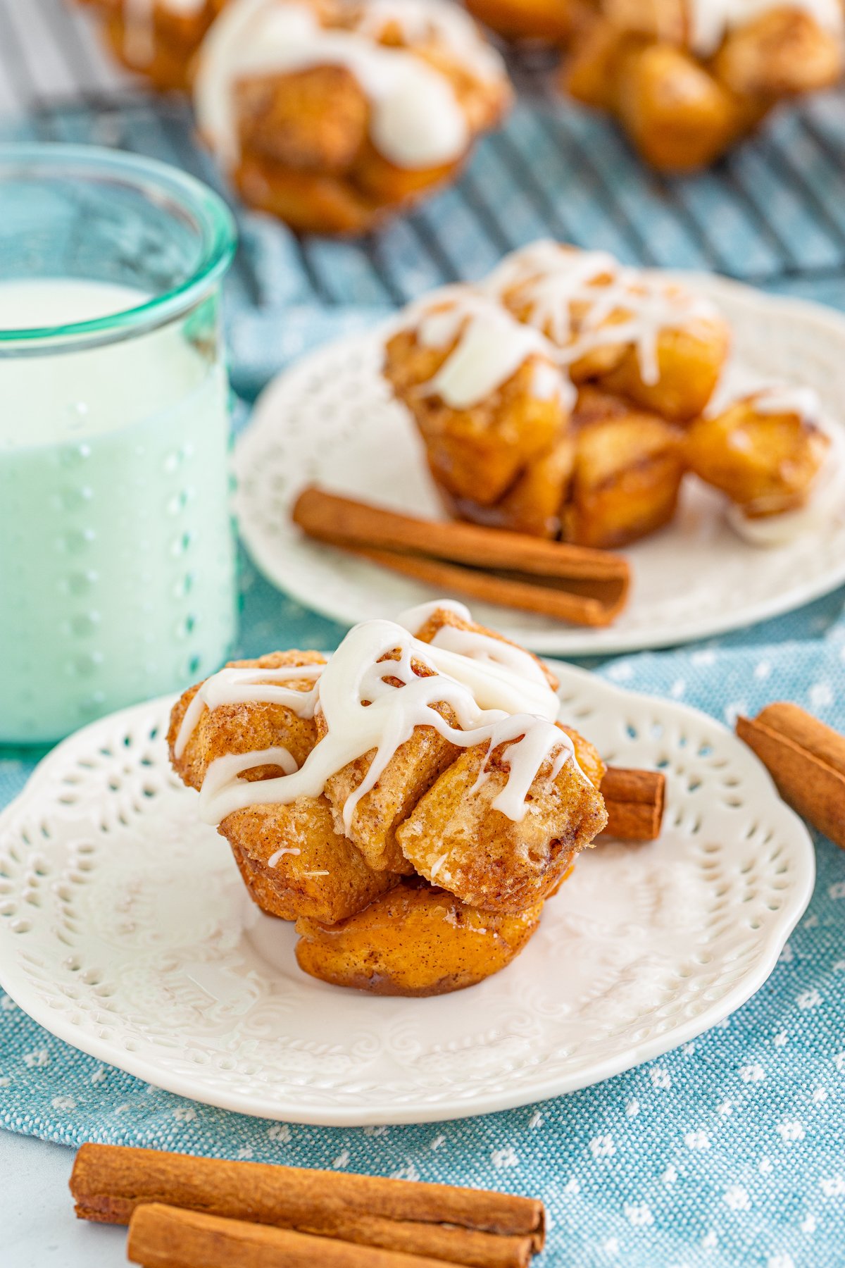 muffin bread muffins on a white plate